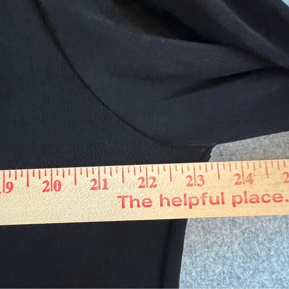 CHICO'S Travelers Long Sleeve Black Tunic Elastic Cuff Black Size 3 (US 16 / 18) - Picture 8 of 10
